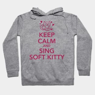 Keep calm and sing soft Kitty Hoodie